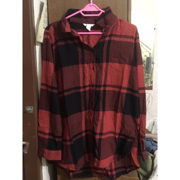 Kemeja HnM Flanel Kotak
