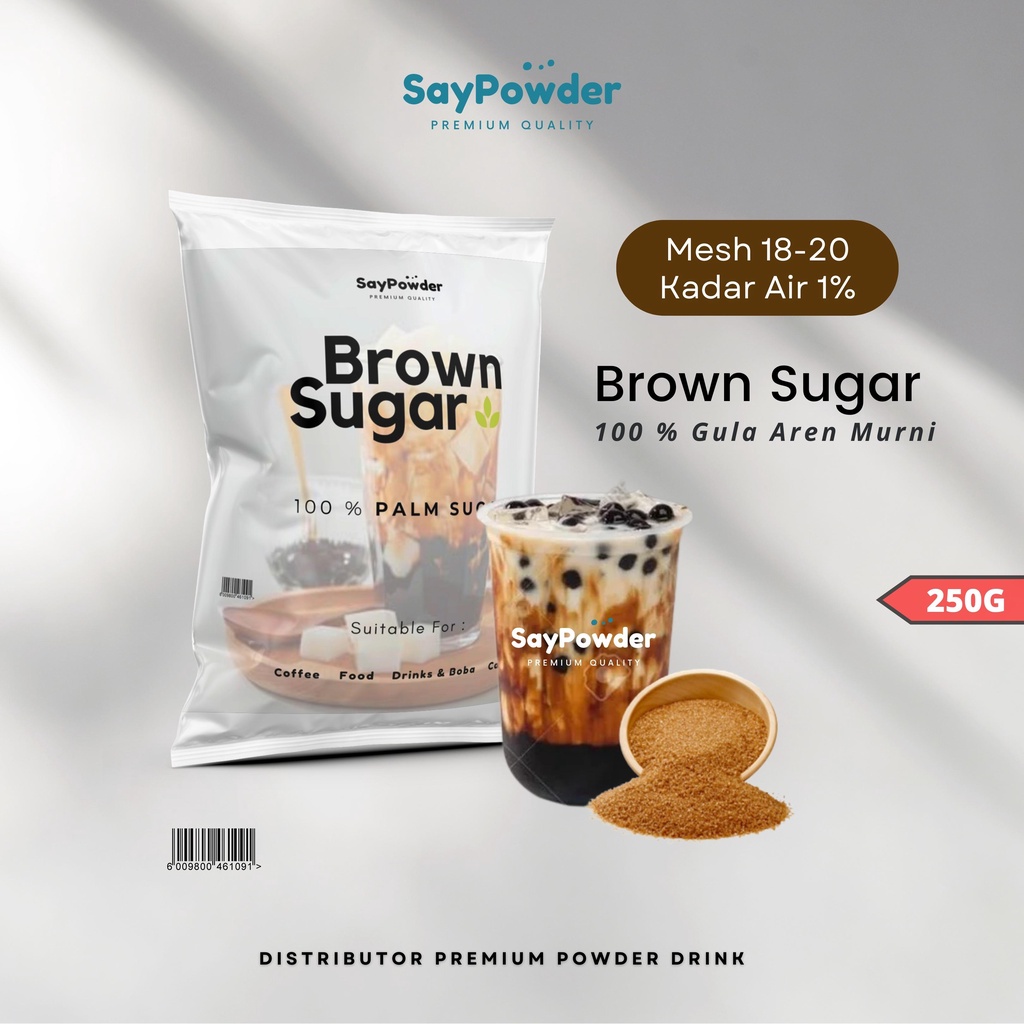 

Bubuk Minuman Brown Sugar Premium 250 Gram Serbuk Minuman Powder Minuman Kekinian Minuman Serbuk Bubuk Minuman kekinian Minuman Bubuk Rasa Minuman Hits Kekinian Serbuk Powder Boba Drink