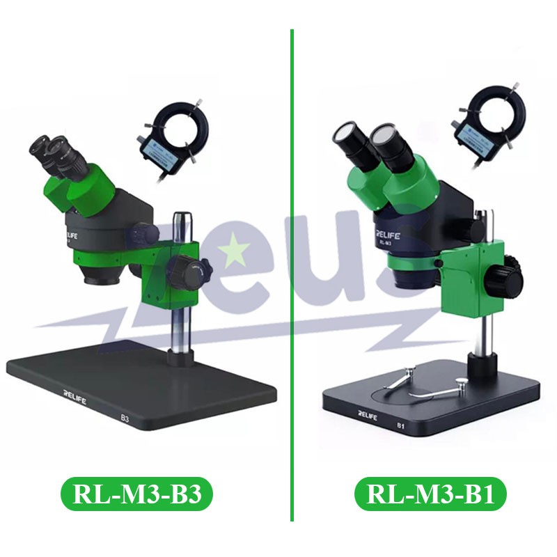 TOOLS - MICROSCOPE BINOCULAR RELIFE RL-M3 ZOOM STEREO + LED LAMP