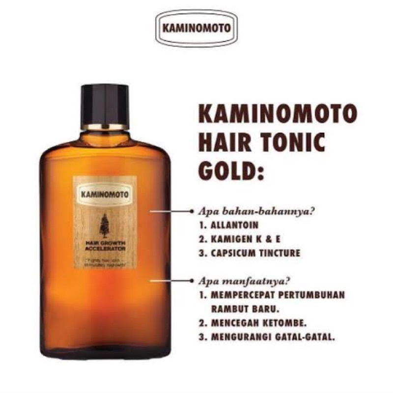Jual KAMINOMOTO Hair Tonic utk rambut rontok. Ori japan Shopee Indonesia
