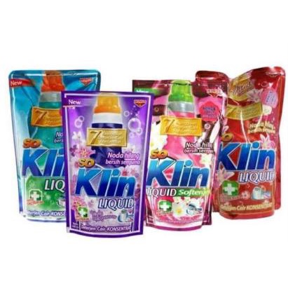 ^ KYRA ^ So Klin Liquid Cair Power Clean Violet Kemasan Pouch Refill SoKlin Deterjen Konsentrat - Netto 400 ml