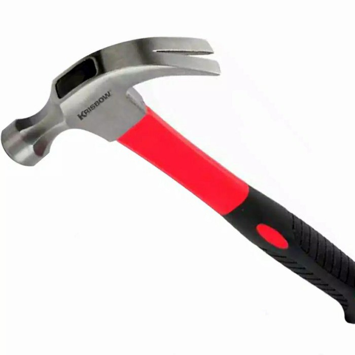 Krisbow Palu Kambing Dengan Handle Rubber 340 Gr Palu Krisbow 12 OZ