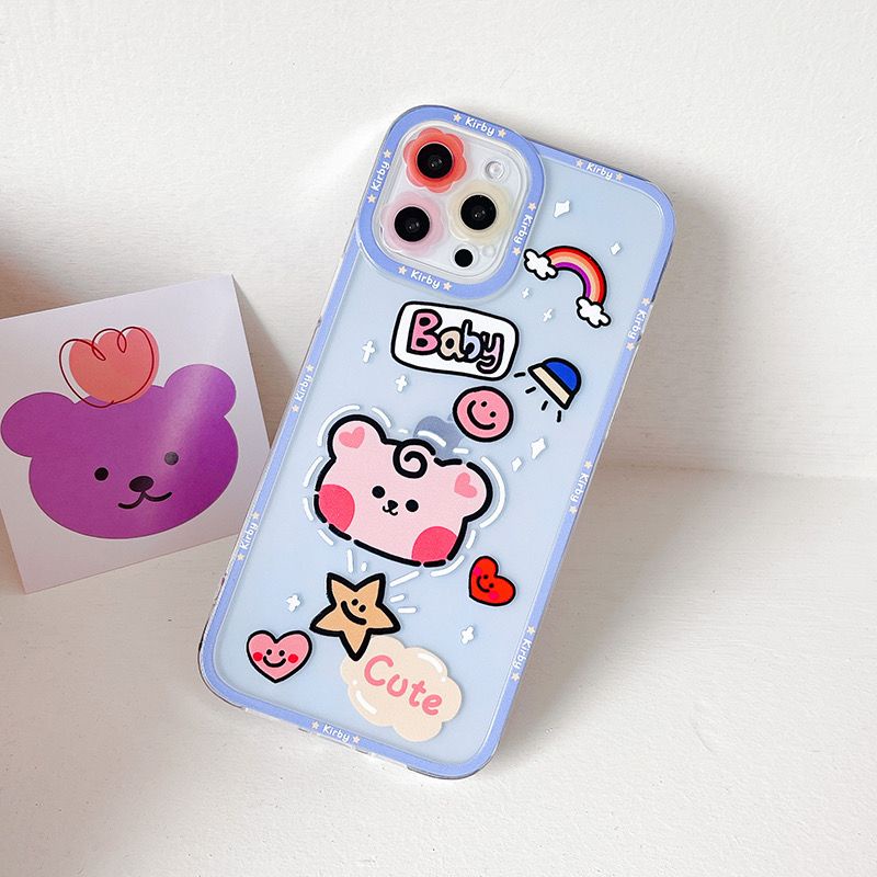 FH26 Softcase Protection Teddy Bear Beruang Xiaomi Redmi 9 Prime 9A 9i 9C 9T Note 8 Pro 9 Poco M3 X3 Pro, Samsung A02/M02 A02s/M02s A10 A10s A11/M11 A12 A20/A30/M10s A20s A21s A50 A50s A30s J2 Prime