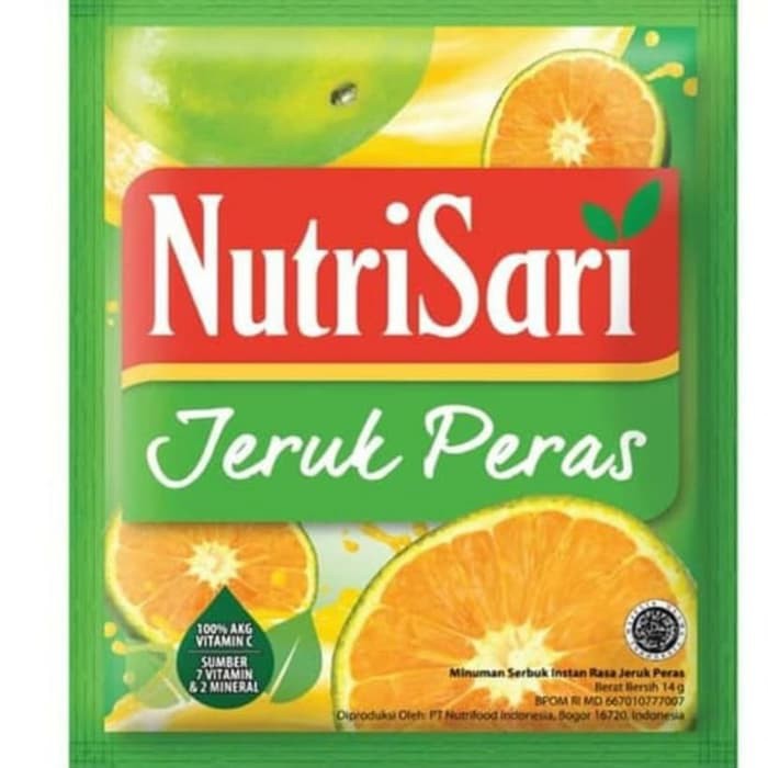 

NUTRISARI JERUK PERAS SACHET 11 GRAM