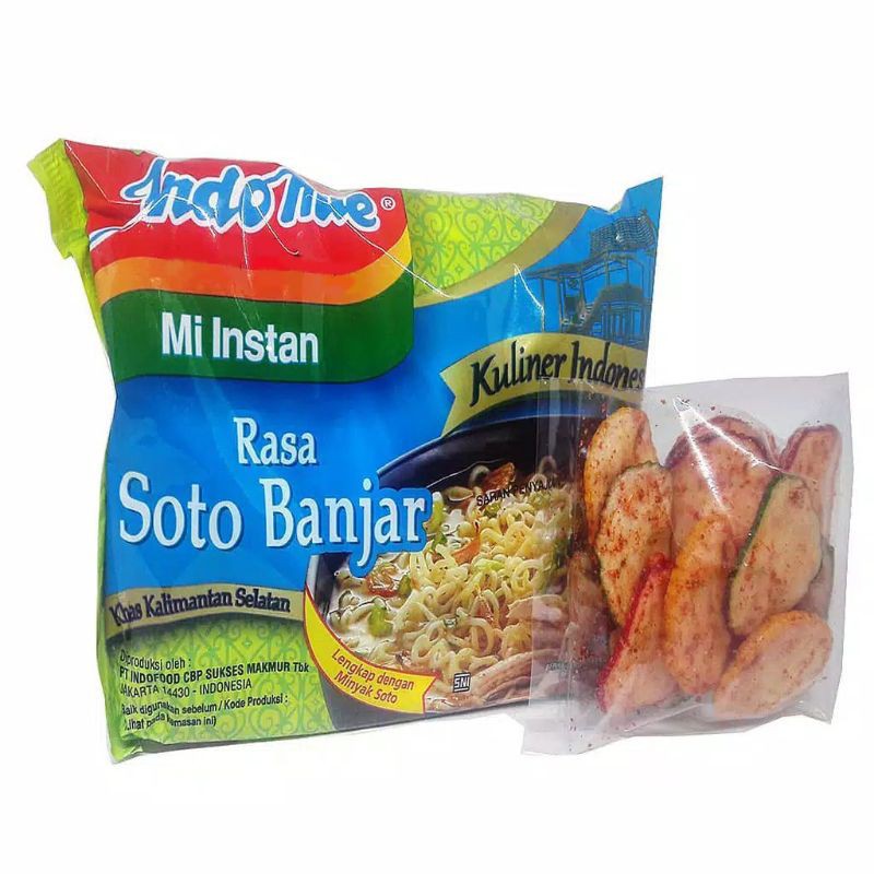

Mie Soto Banjar Seblak (Indomie + Keripik Seblak Mencicing)