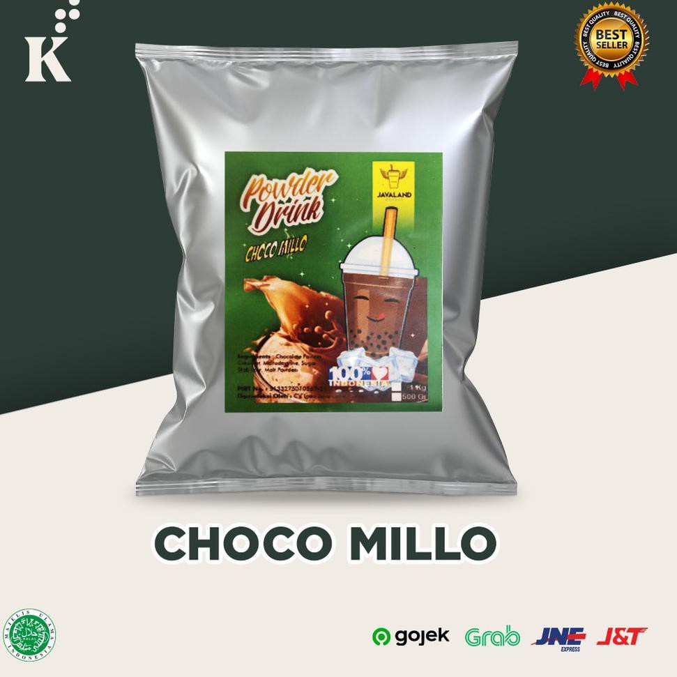 

LANGSUNG ORDER GAN Bubuk Minuman Bubble Powder Drink rasa Choco Millo ORIGINAL Javaland 1kg
