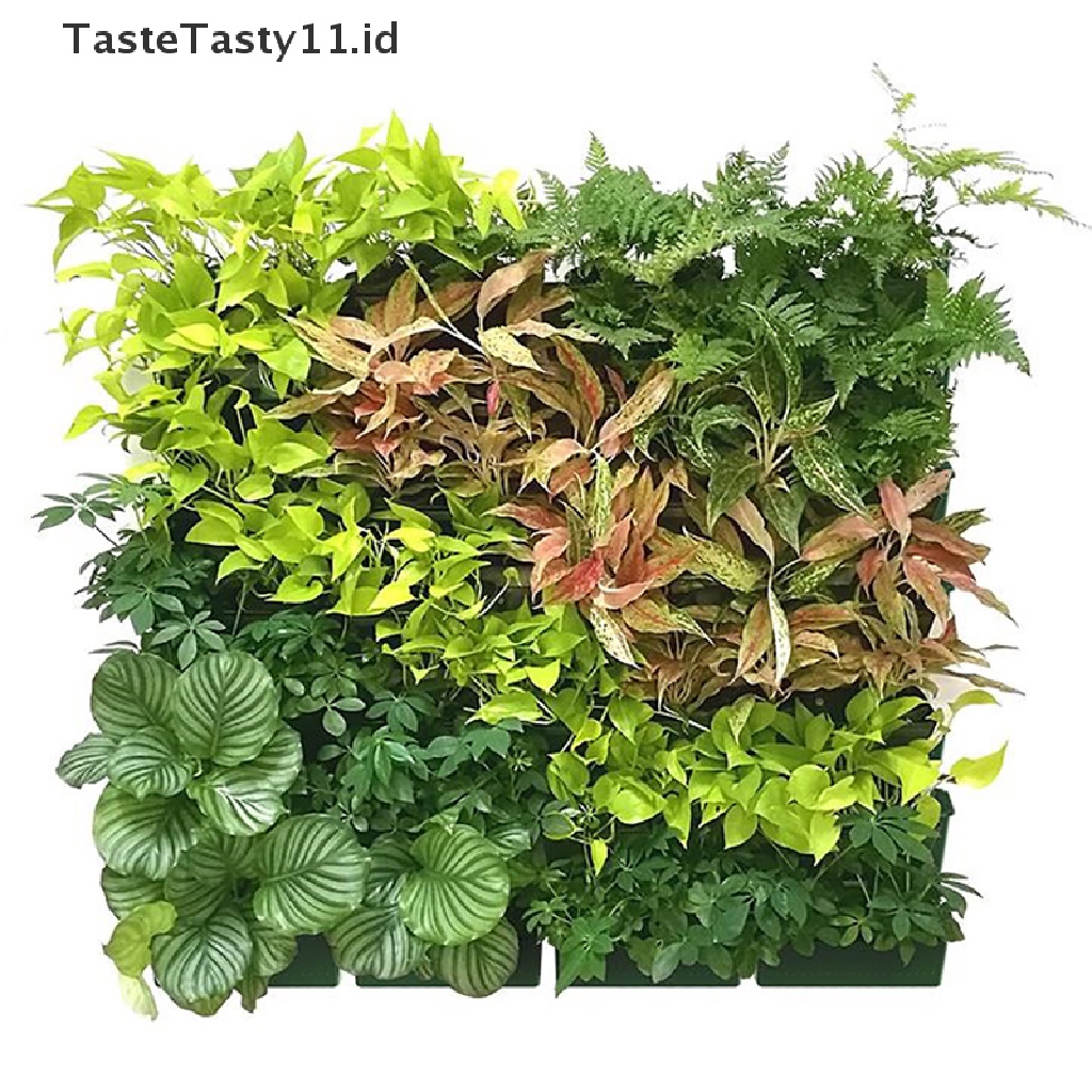 【TasteTasty】 Garden Outdoor Plant Wall Flower Pot Container Wall Hanging Vertical Green .