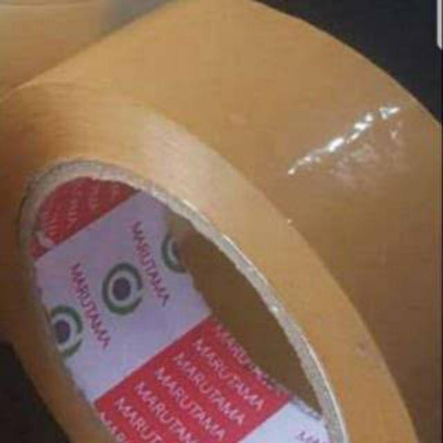 

Lakban / Selotip merk Marutama 2 inchi uk. 45mm x 90 yard - COKLAT