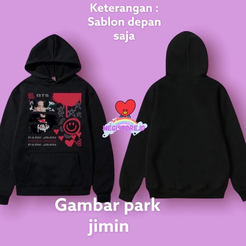 HOODIE SWEATER PARK JIMIN BANGTAN BTS MURAH