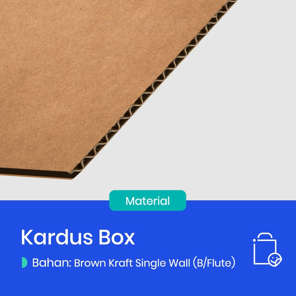 Kardus Box Polos / Karton Packing 10x10x8 cm