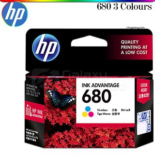 HP CARTRIDGE 680 3 WARNA Original