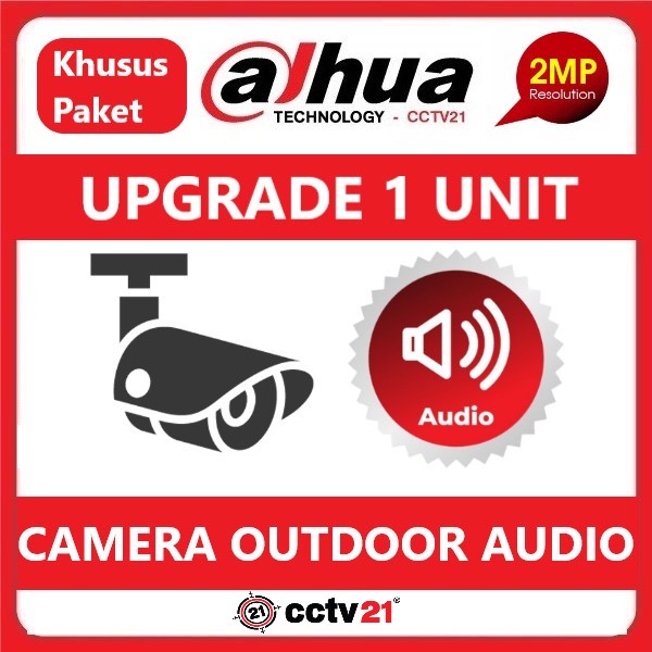 UPGRADE CCTV DAHUA 2MP Outdoor AUDIO Khusus Paket CCTV Dahua