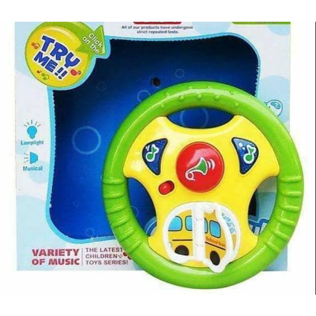 MAINAN SETIR CHEERFUL VOICE MAINAN ANAK MAINAN SETIR MOBIL MAINAN ANAK UNTUK MOTORIK