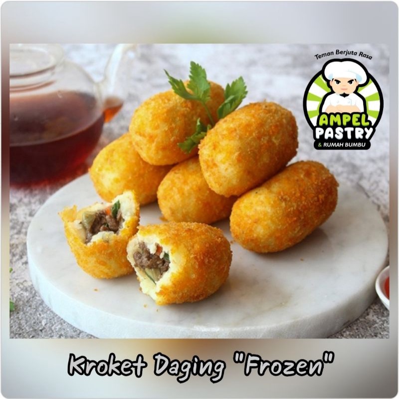 

Kroket Daging 'Frozen / Beku' KHUSUS GOJEK - GRAB