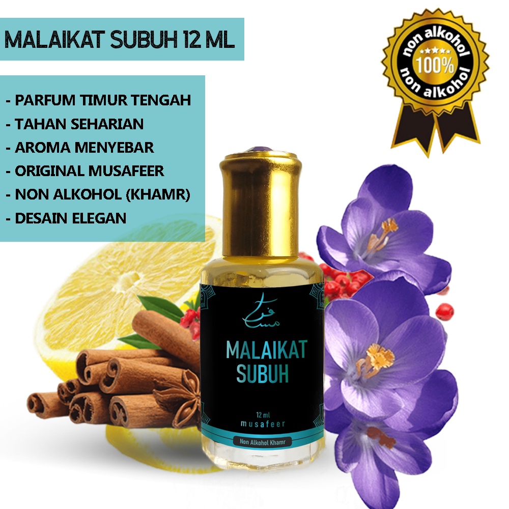 PARFUM MALAIKAT SUBUH 12 ML |  PARFUM ARAB ORIGINAL By Musafeer