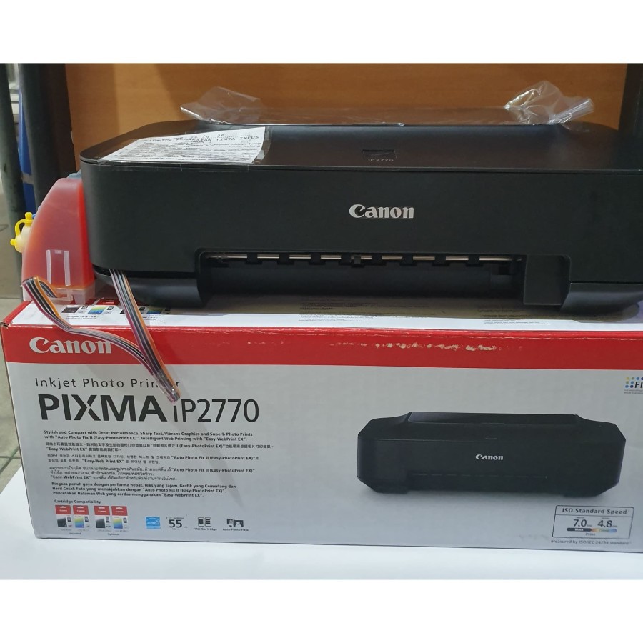 Jual Printer Canon ip 2770 / IP2770 + Infus ( Free 1 botol tinta canon ...