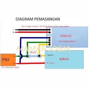 dc volt ampere meter digital 50A Limited