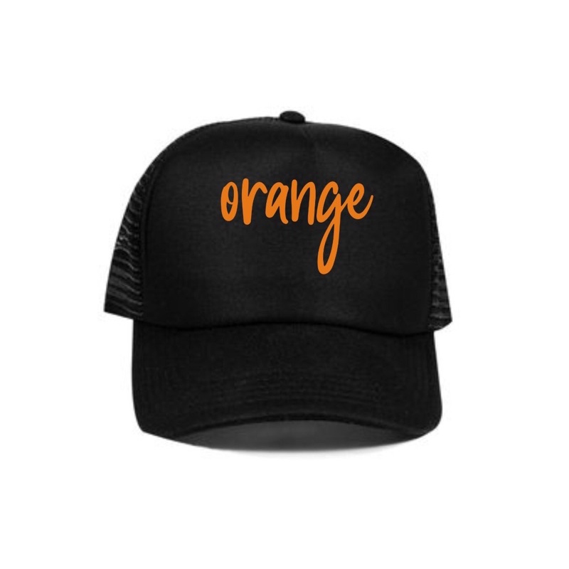 Topi Trucker orange