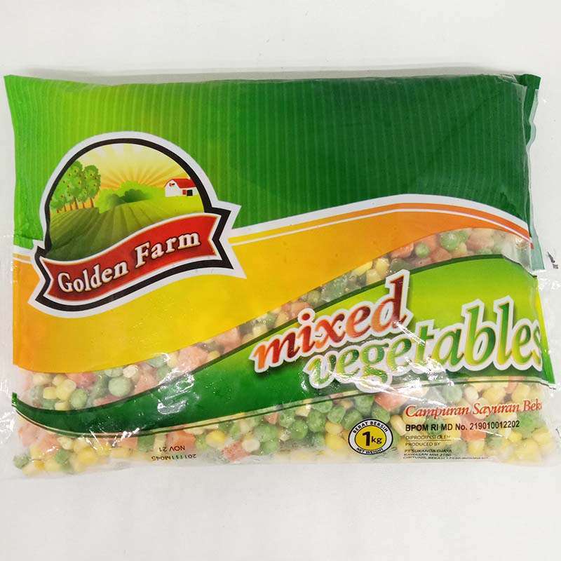

Golden farm mixed vege 500gr & 1000gr