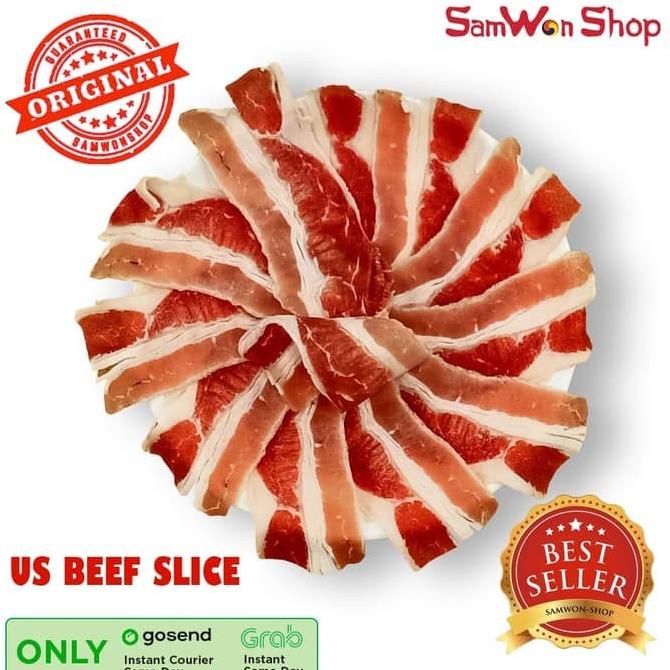 

Laris!!! Us Beef Slice 1Kg - Daging Sapi Iris Yakiniku Shabu Fresh Storetaufik_