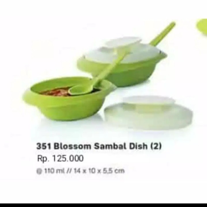 Blossom Sambal Disk Tupperware