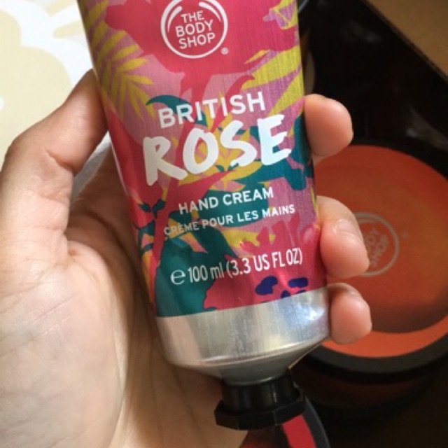 The Body Shop British Rose Hand Cream Krim Tangan 100ml