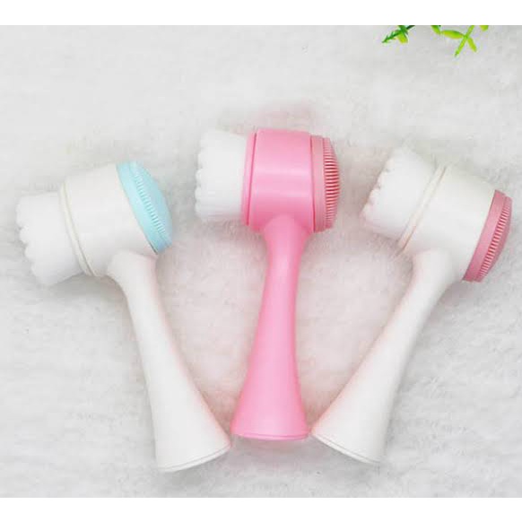 COD ✅ Facial Cleansing Brush Alat Cuci Muka Pembersih Wajah Silikon Sikat Wajah Brush 2