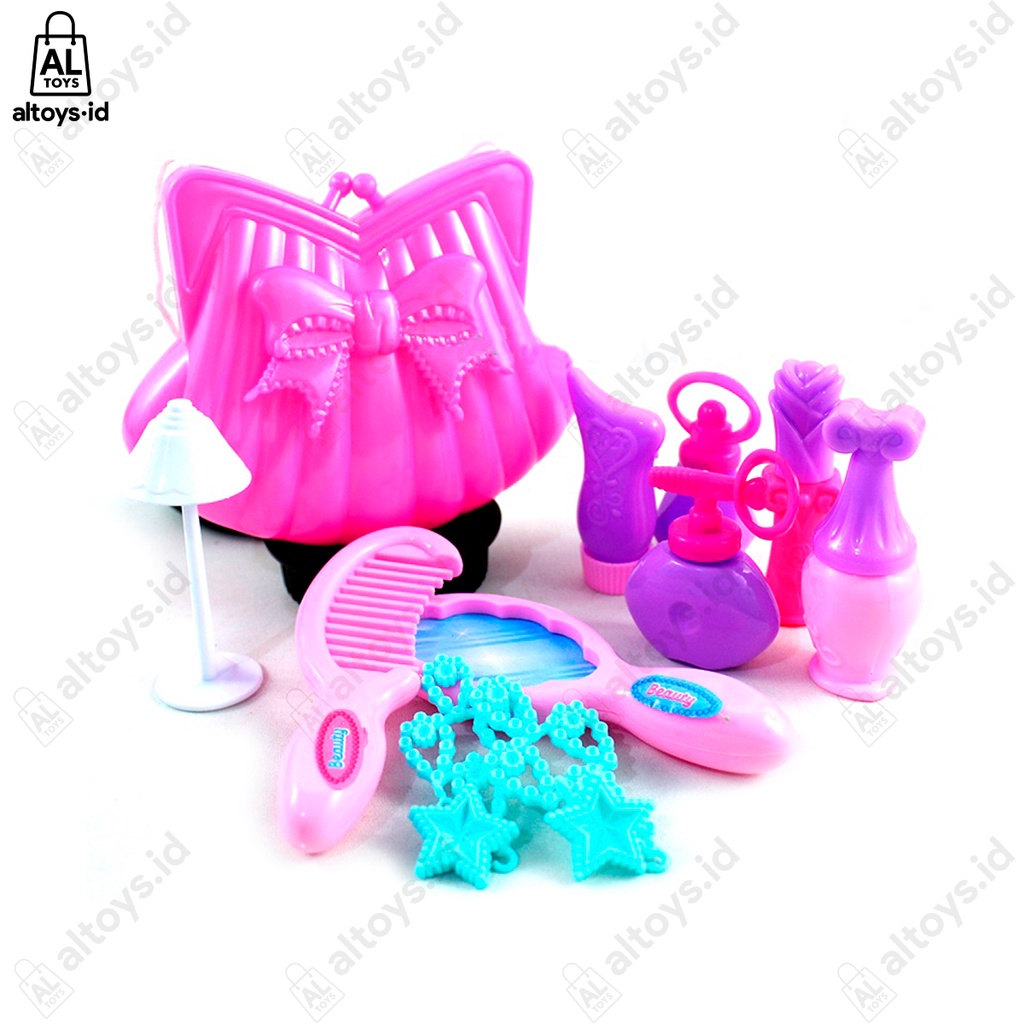 Mainan Anak Perempuan Makeup Beauty Salon Set OCT2337 Make Up Dandan Princess