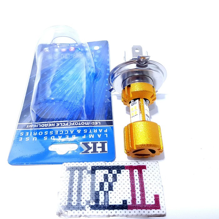 lampu utama led h4 3 sisi mt star lampu depan vixion dll
