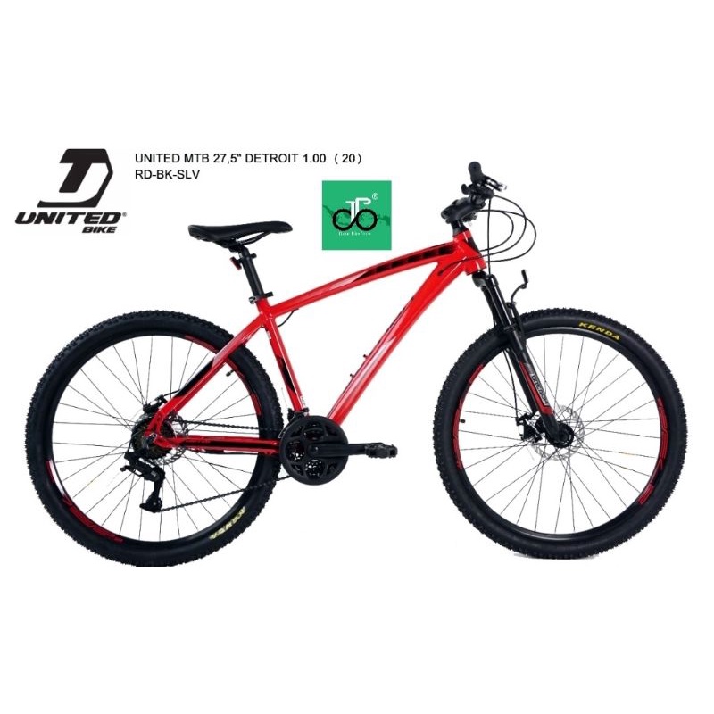 Sepeda MTB 27.5" United Detroit 1.0 1