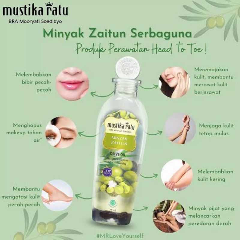 ORIGINAL MINYAK ZAITUN MUSTIKA RATU 175 ML / MUSTIKA RATU MINYAK ZAITUN 175ML