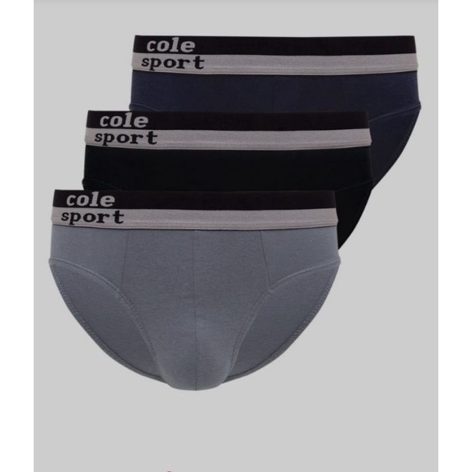 cole - celana dalam pria original cole -1pck isi 3pcs
