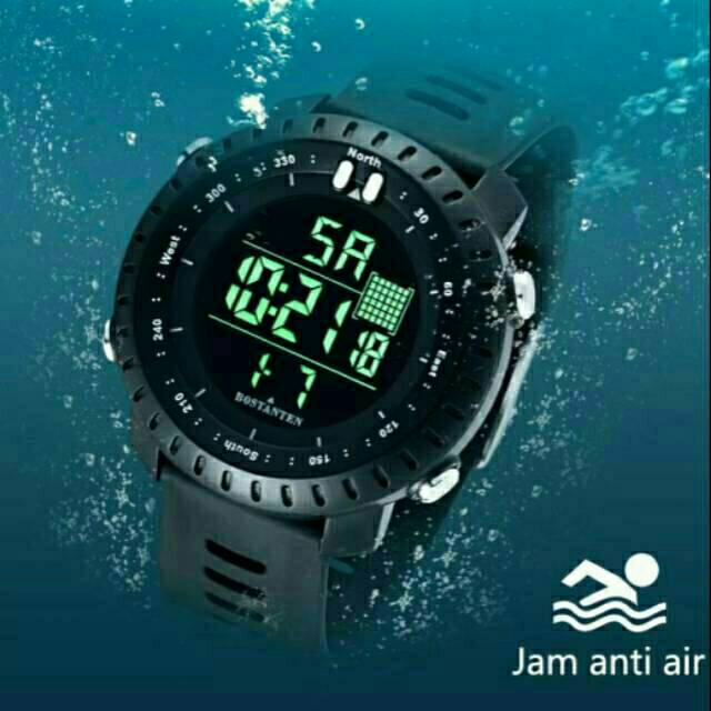 Bostanten..Jam tangan pria anti air sport digital original