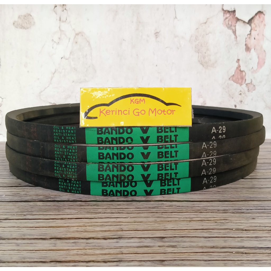 BANDO VAN BELT A-29 V BELT TALI KIPAS A29 FAN BELT VANBELT POLOS A-29