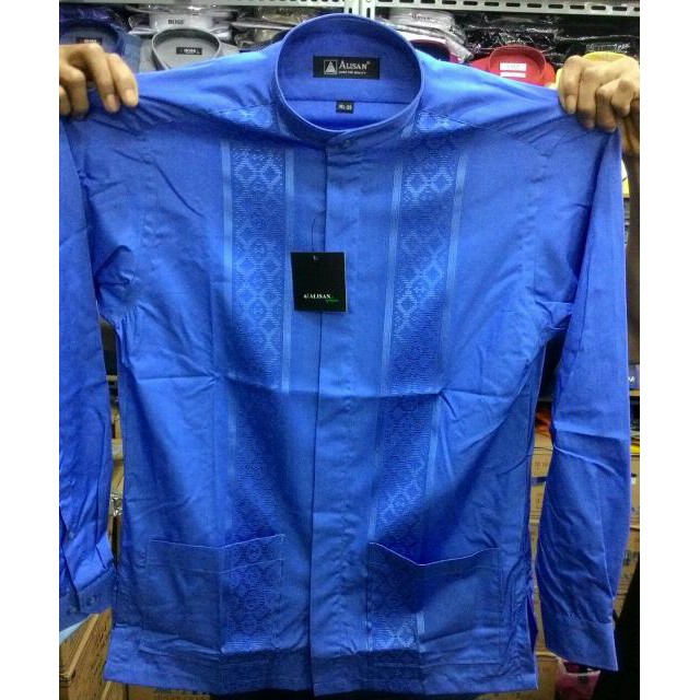 Alisan Kerah koko reguler fit Panjang ,kerah shanghai Murah