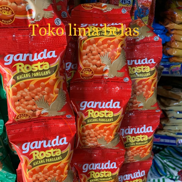 Garuda ROSTA  PEDAS 11 Gram. 1 renceng isi 10 sachet.