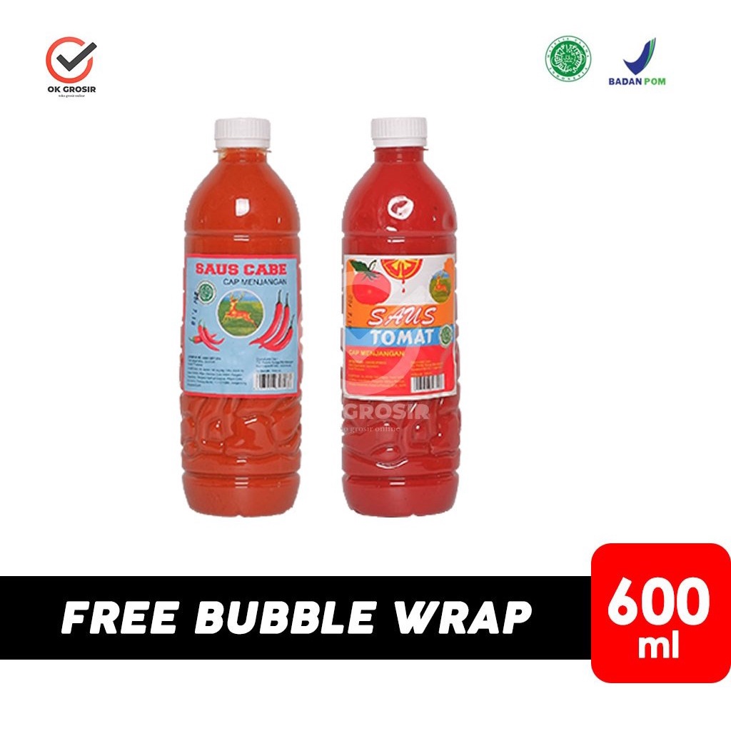 

Saus Tomat / Sambal Cabe Cap Menjangan (600 ml)
