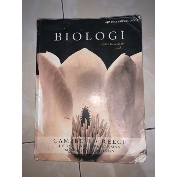 PRELOVED BIOLOGI CAMPBELL EDISI 8 JILID 1,2,3 ORI ERLANGGA FULL COLOUR