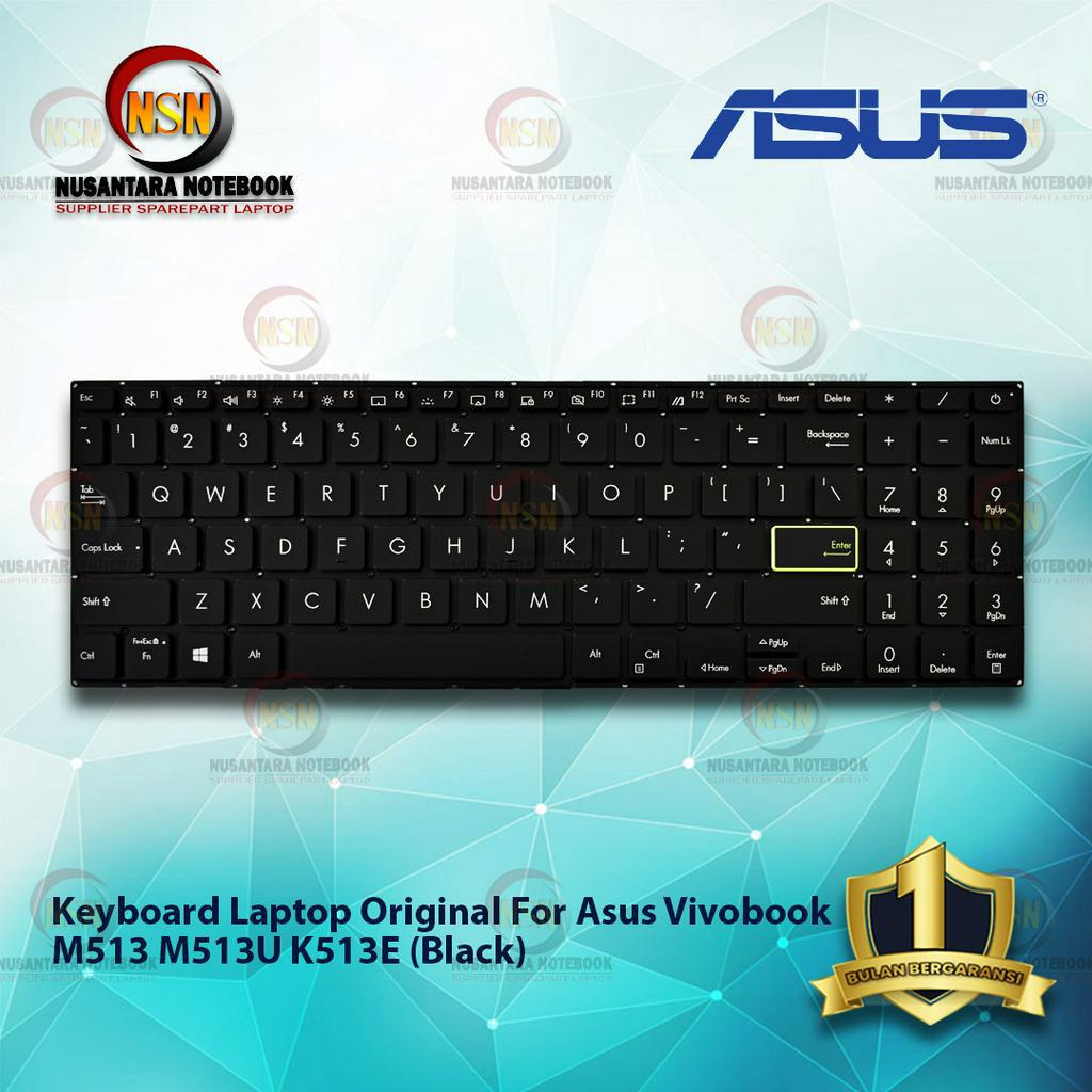 Keyboard Original Laptop Asus Vivobook M513 M513U K513E (Black)