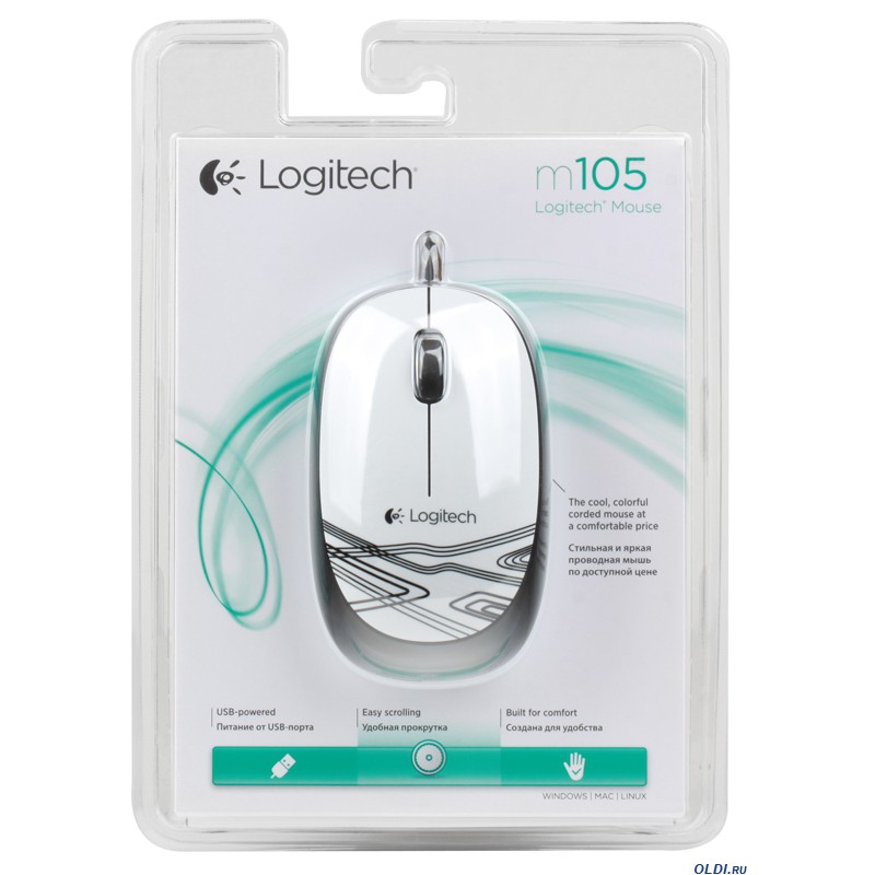 Logitech Mouse M105 Optical USB Original