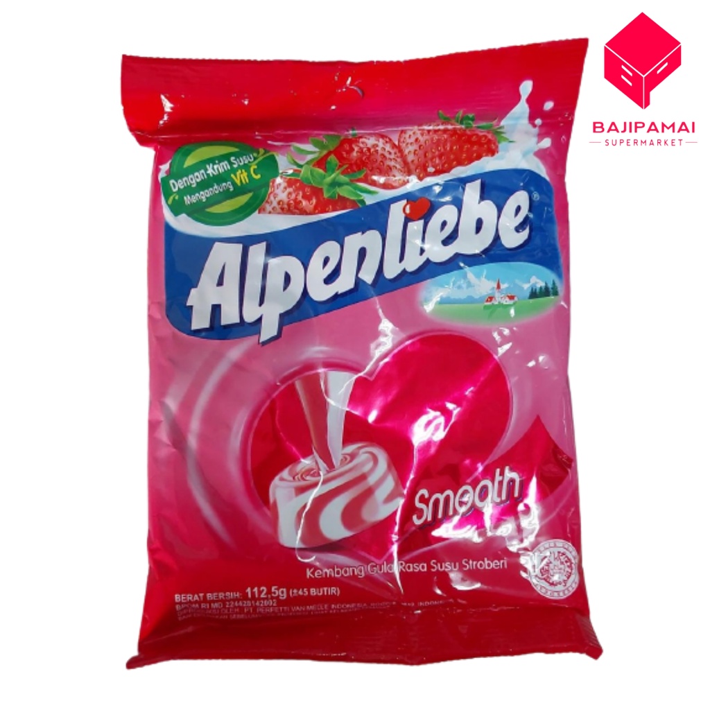 

Alpenliebe Strawberry Smooth 112.5gr