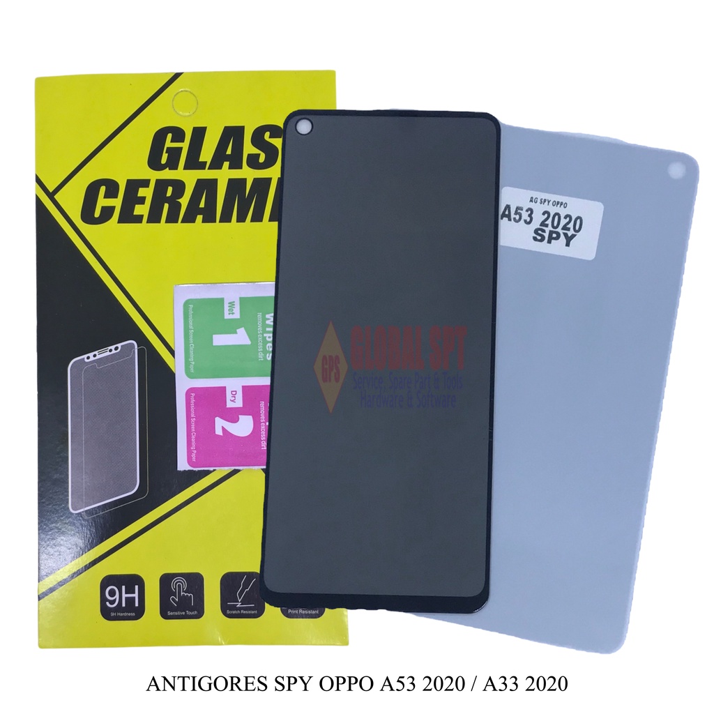 SPY OPPO A53 2020 / ANTIGORES / TEMPERED GLASS OPPO A33 2020 / C17 / 7I FULL GLASS