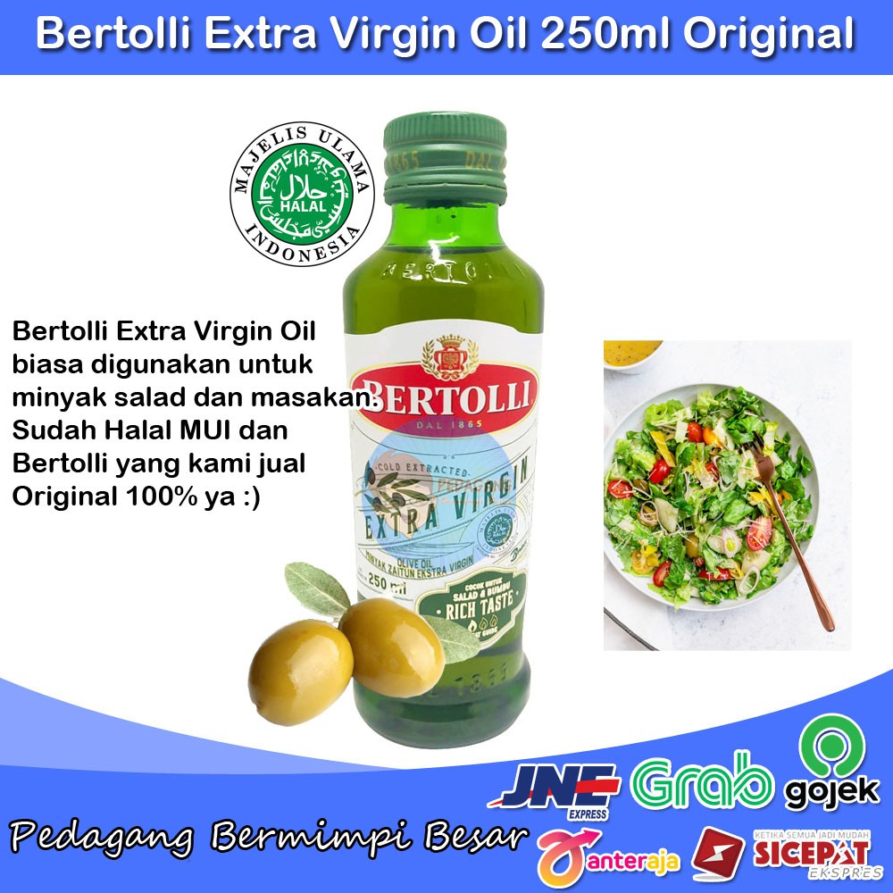 Bertolli Extra Virgin Olive Oil 250ml | Minyak Zaitun | Olive Oil