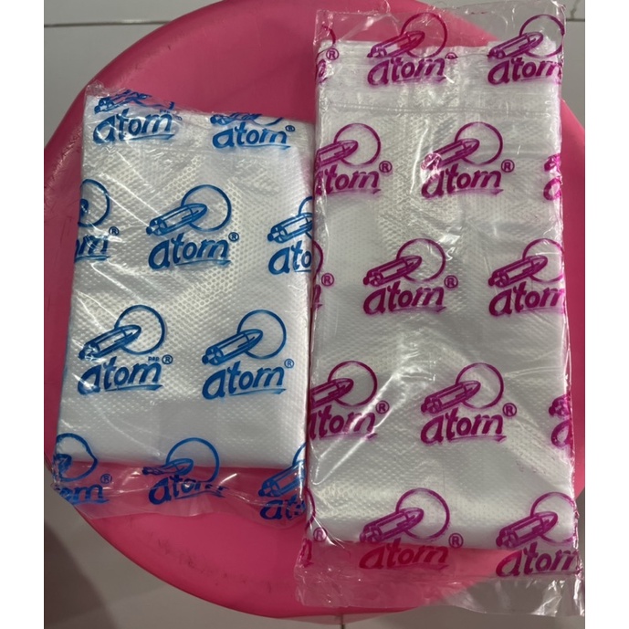 Kantong Plastik ATOM untuk 1 Gelas / 2 Gelas (Isi 50 lembar)