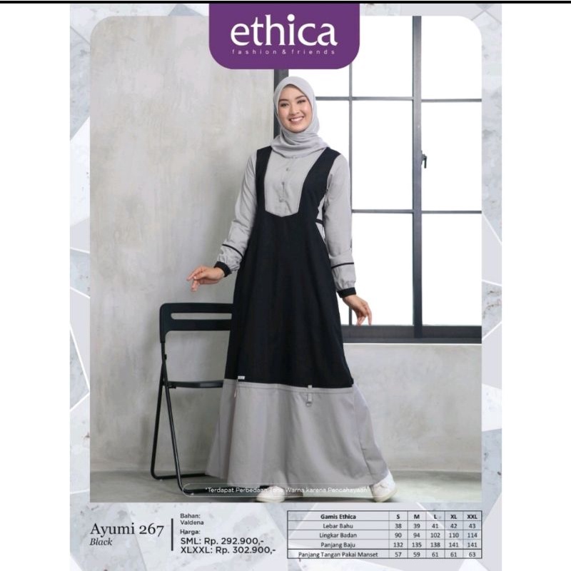 gamis ethica ayumi  267 263 243