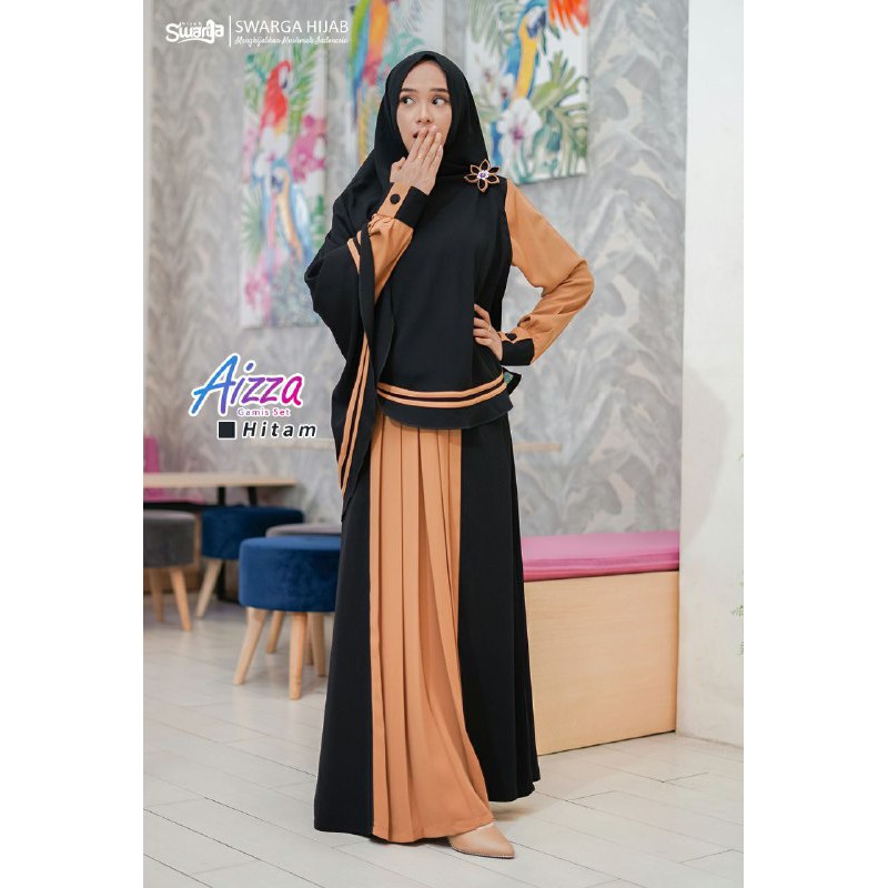 ALEXAGROSIR - AIZZA HITAM SET ROYAL TWIST