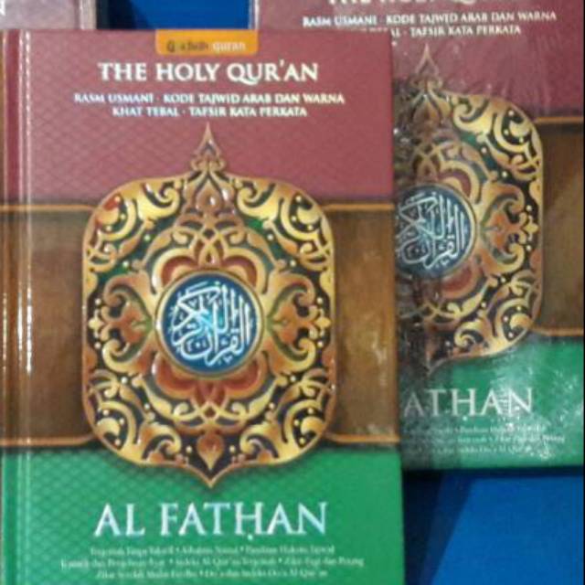 Jual A Al Quran Al Fathan Al Quran Per Kata Tajwid Terjemah Usmani Tajwid Warna Dan Arab