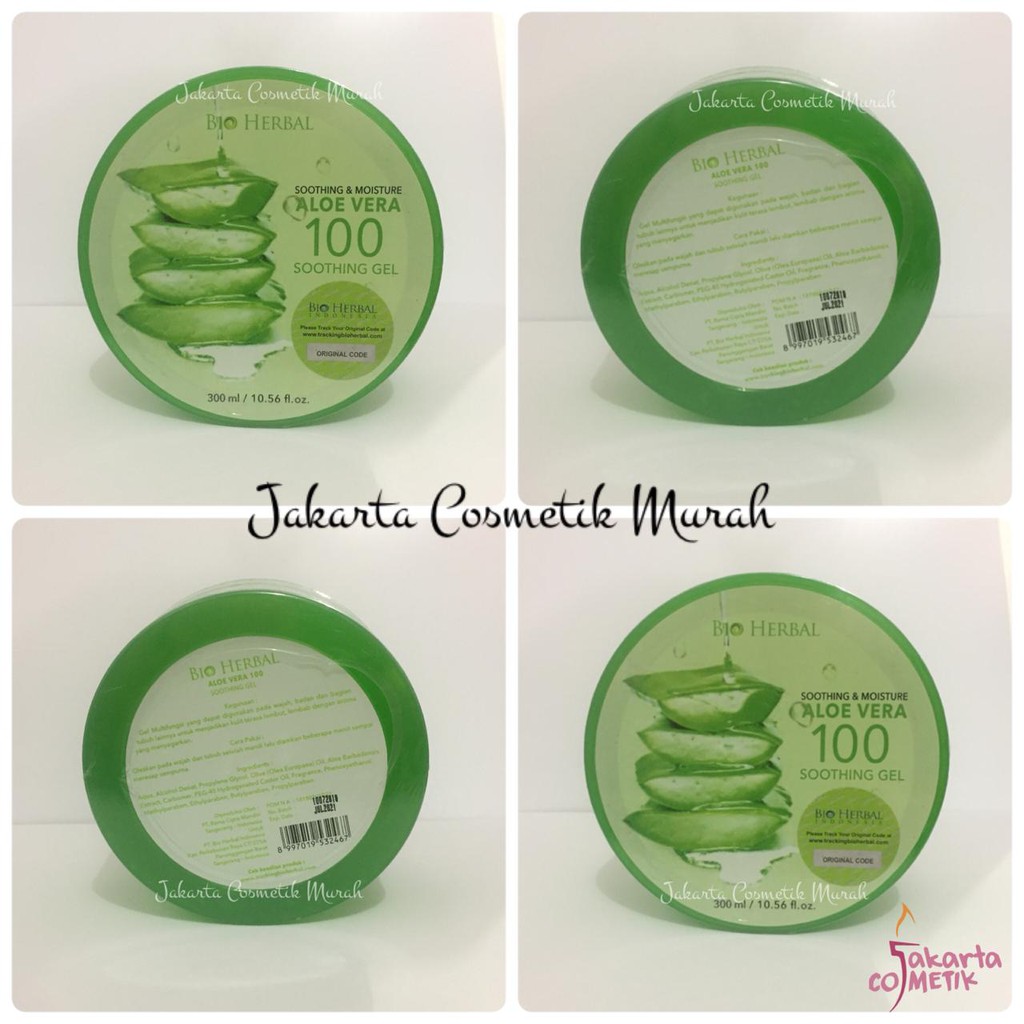 Bpom Bio Herbal Aloevera Soothing Gel 100 Bpom Aloe Vera Indonesia