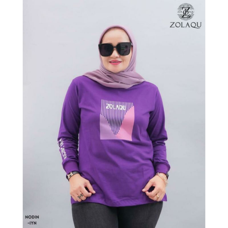 ZOLAQU ORIGINAL ATASAN NEW UNGU TERONG