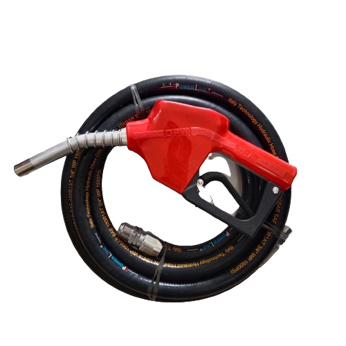 Paket Selang Spbu 4 meter + Nozzle Opw Stainless 11A